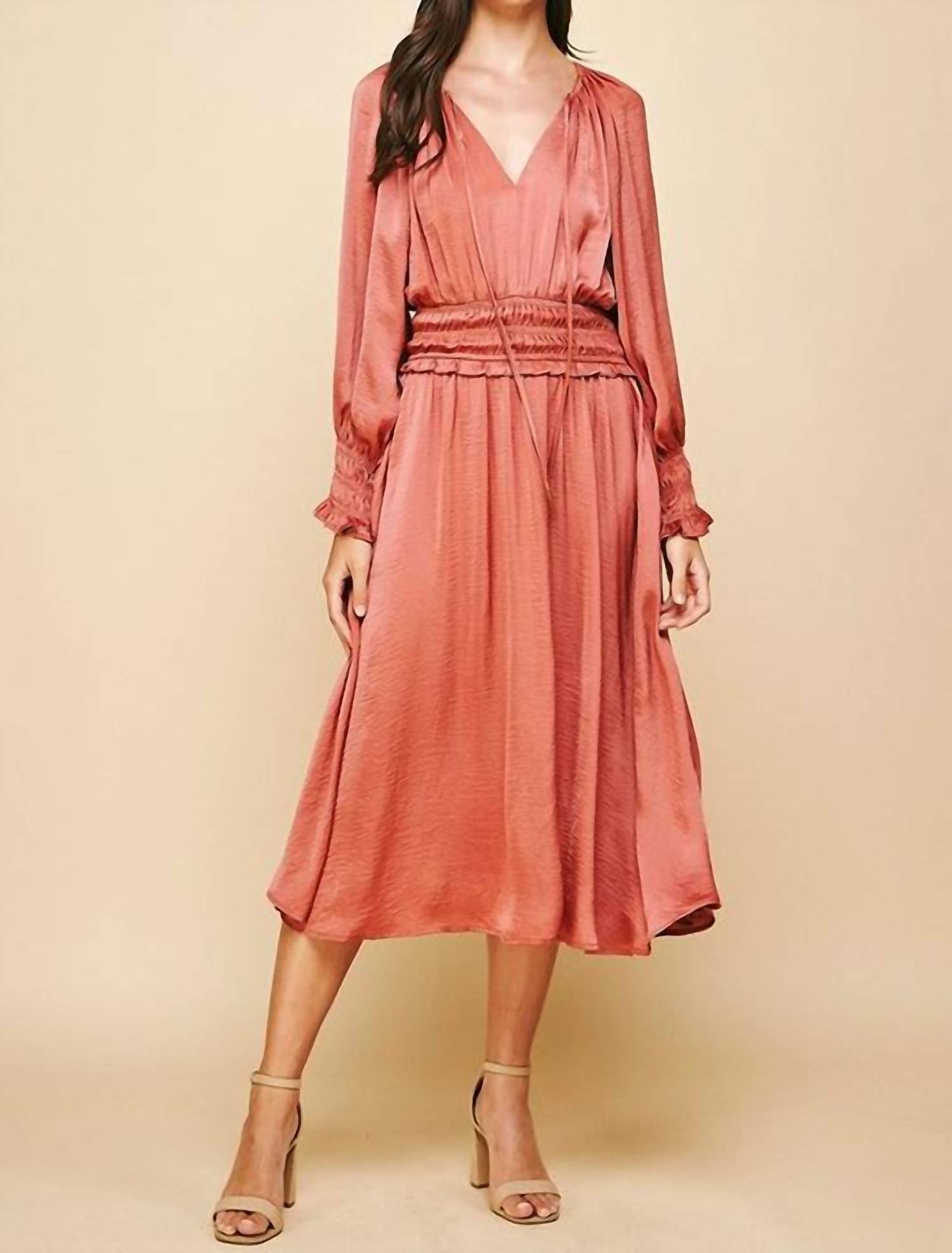 Pinch - Pleated Maxi Dress