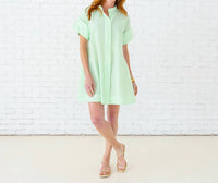 Caryn Lawn - Margo Seersucker Mini Dress