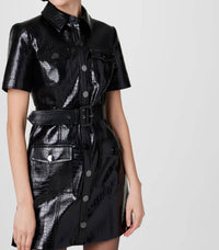 Toccin - Lydia Vegan Leather Mini Dress