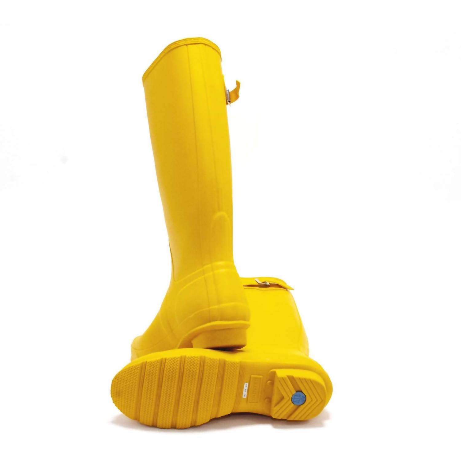 HUNTER Women's Original Tall Rain Boots in yellow - women's shoe - view 7