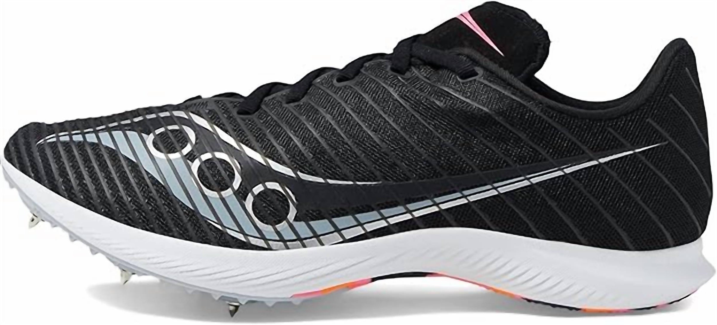 SAUCONY Women's Velocity Mp Track Spike Shoes in black vizi - women's shoe - view 7