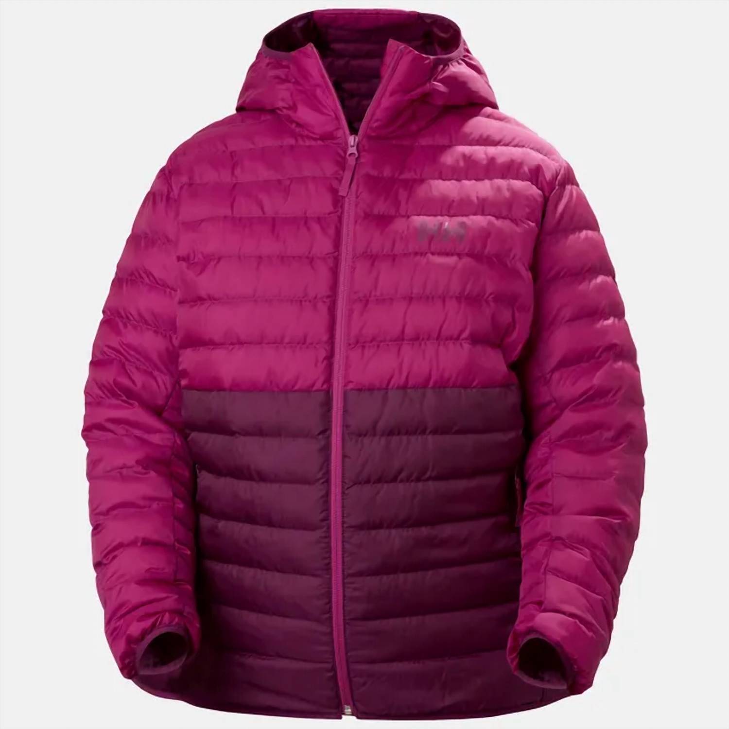 Helly Hansen Women's BANFF Hooded Plus sized Insulator Jacket in magenta - women's jacket