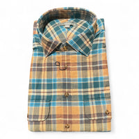 Madeleine Finn - Men's Plaid Button Down Long Sleeve Shirt