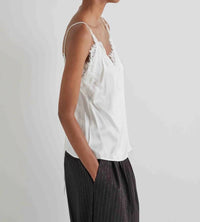Meimeij - Satin Lace Tank Top