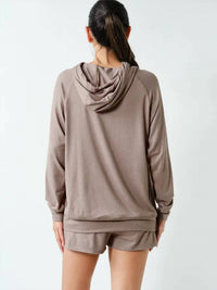 Mono B - Lightweight Brushed Hacci Hoodie