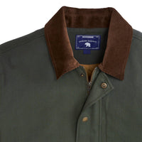 ONWARD RESERVE Men's Red Hills Stretch Canvas Coat in olive - men's jacket - alternate view