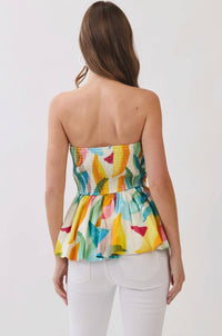Pretty Follies - Colorwave Strapless Top