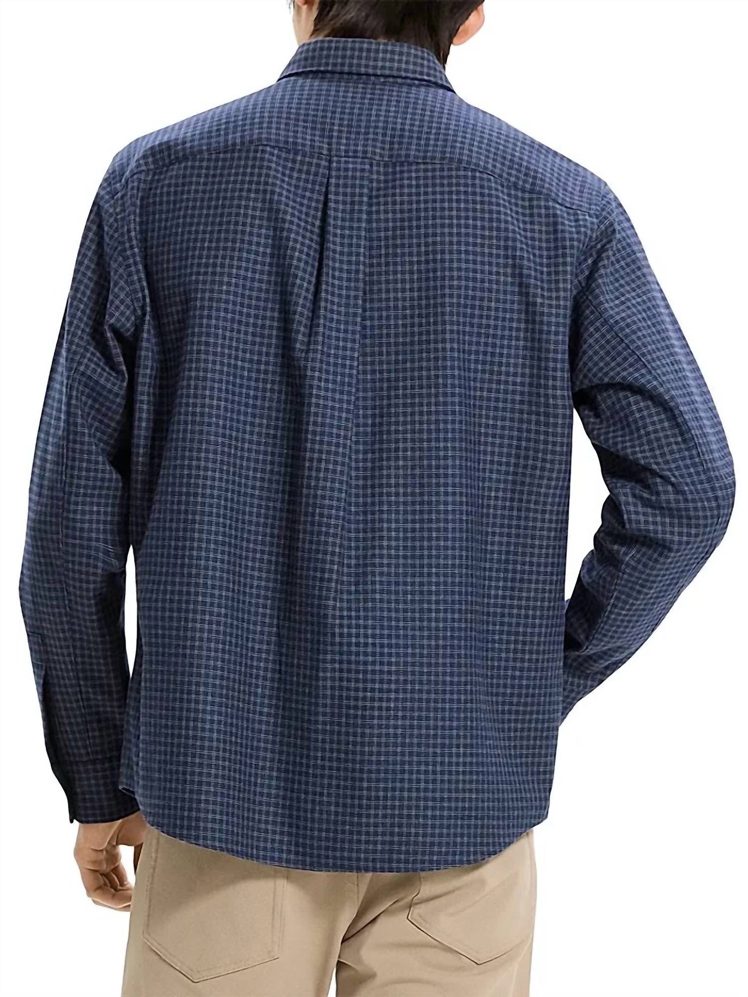 Theory - Weekend Woods Check Cotton Button-up Shirt