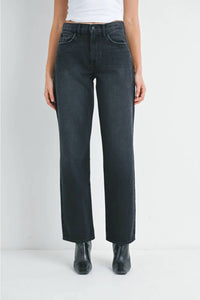 Just Black Denim - Relaxed Straight Jeans