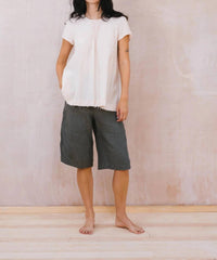 Sula - Smock A-line Short Raglan Sleeves Top