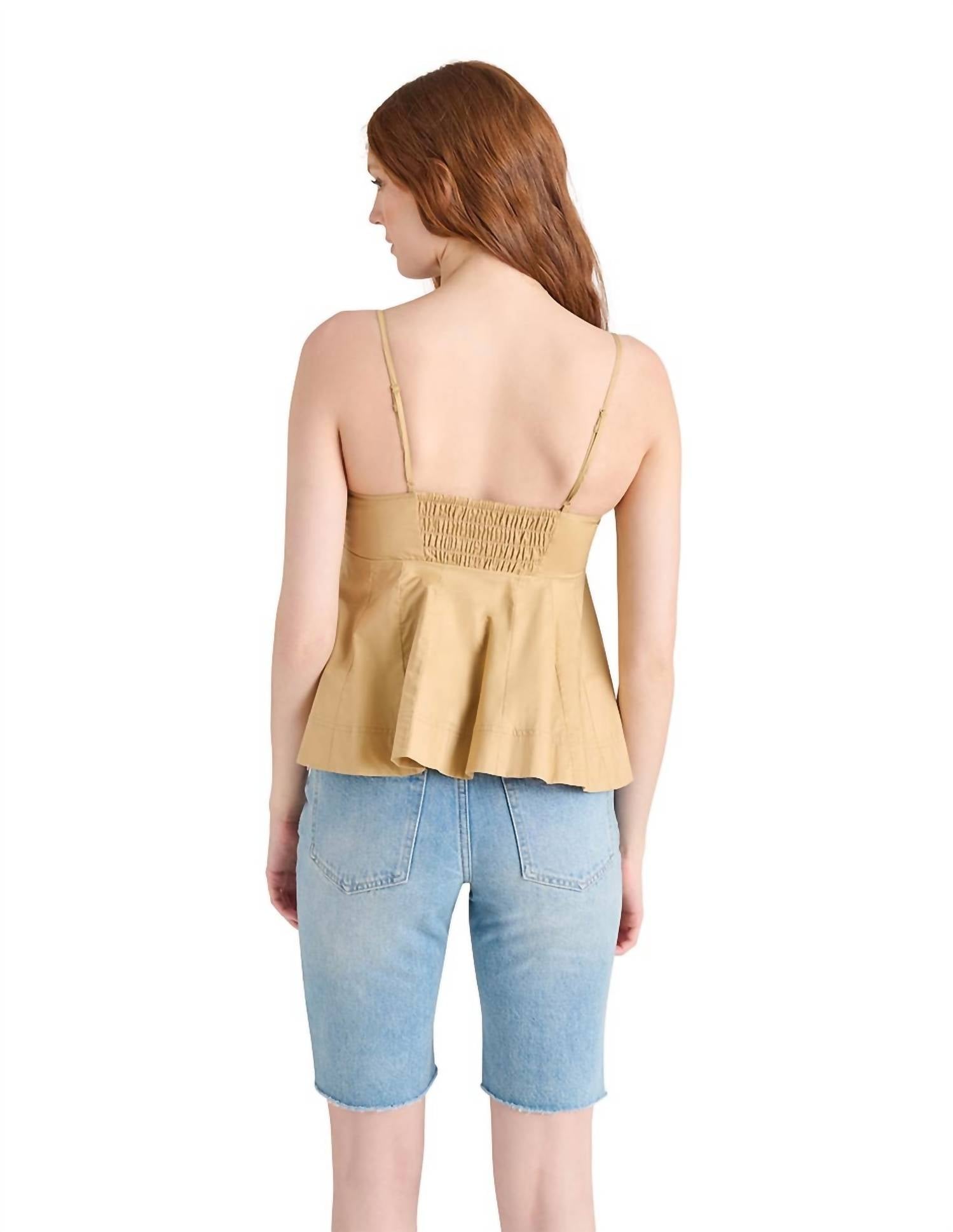 STEVE MADDEN Adjustable Mid-neck Top - women's tank top - alternate view