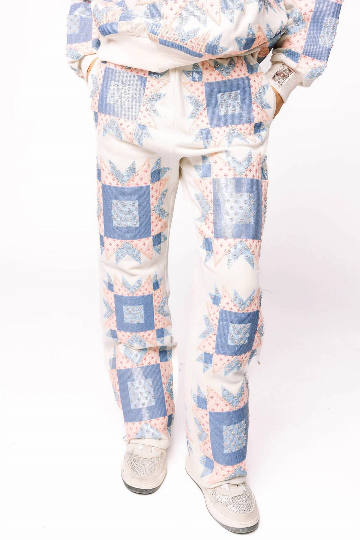 Queen Of Sparkles - Patchwork Top & Pants Set