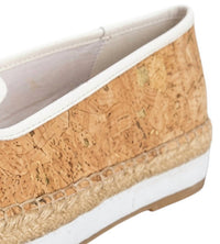 SONDRA ROBERTS Women's Ellie Platform Espadrille Loafers in white - women's shoe - alternate view