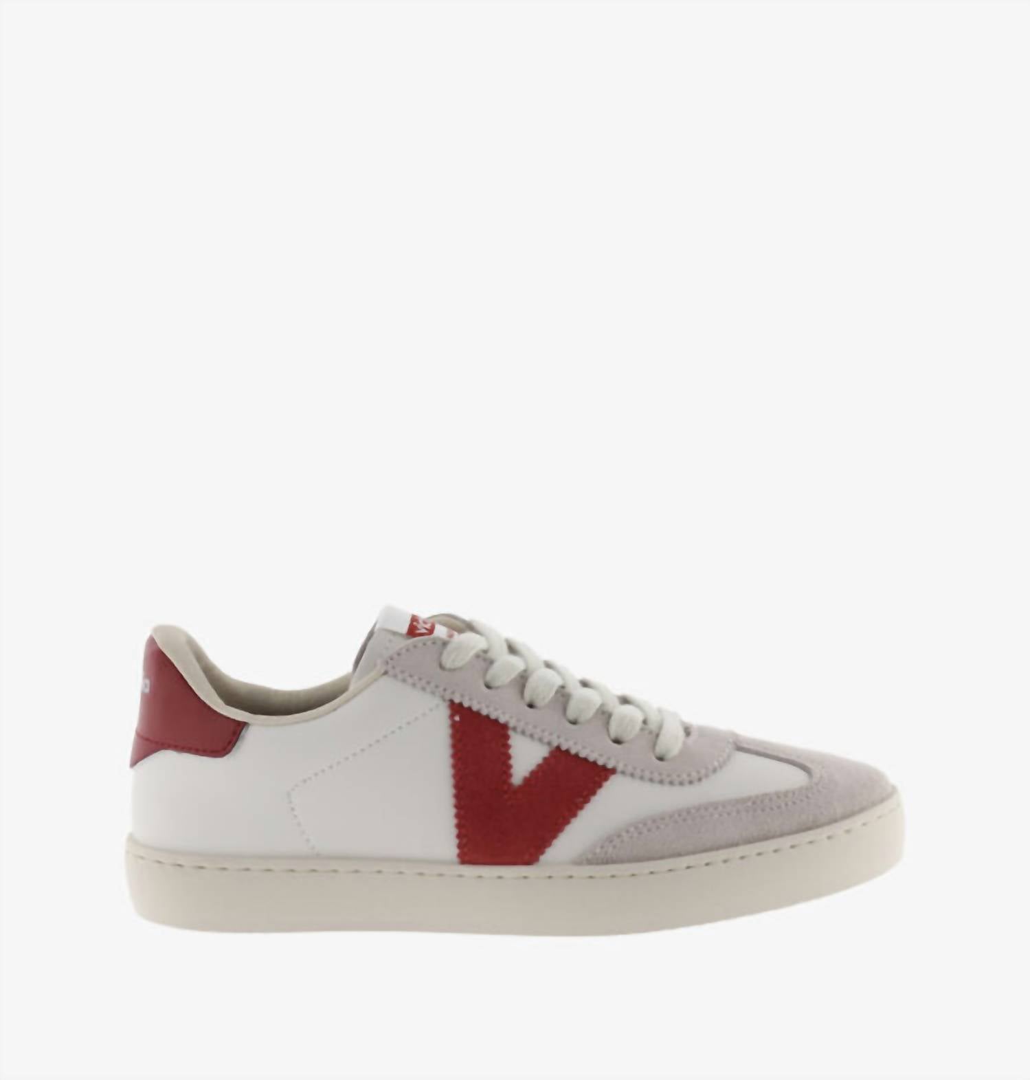Victoria - Unisex Berlín Ciclista Leather Look & Split Leather Sneakers