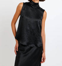 Bella Dahl - Sleeveless Scarf Neck Blouse