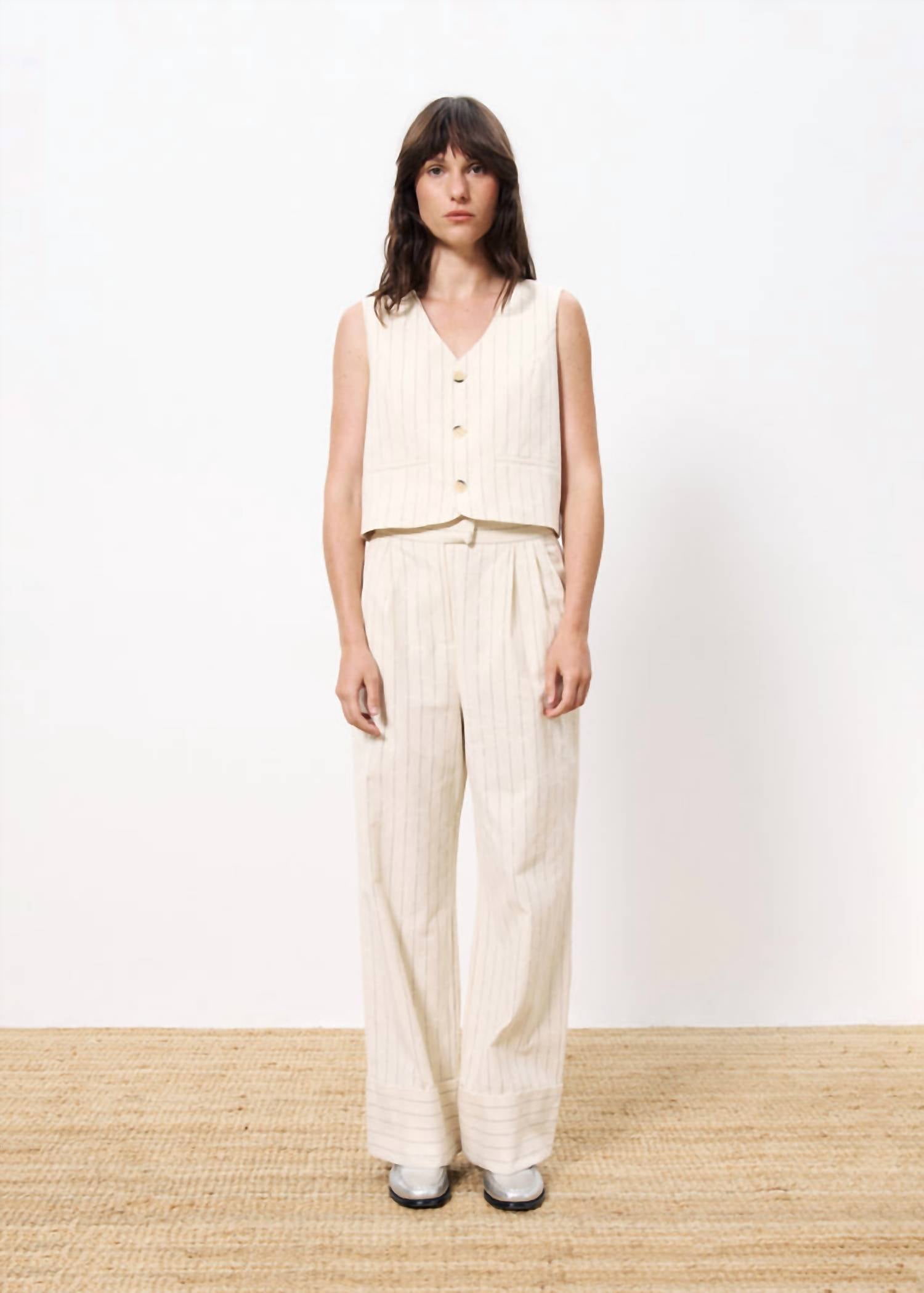 Frnch - Pia Pinstripe Pants