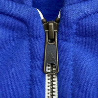American Giant Women's Relaxed Classic Full Zip Hoodie in blue - women's top - view 6