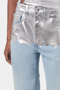 Rabanne - Metallic Baggy Trouser Denim