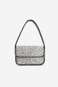 AMERICA & BEYOND Women's Moonlit Glam Shoulder Bag in diamond black - women's bag