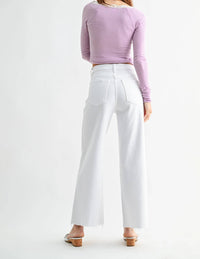 Just Black Denim - Straight Leg High Rise Jeans