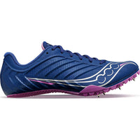SAUCONY Women's Spitfire 5 Spike Shoes in indigo grape - women's shoe
