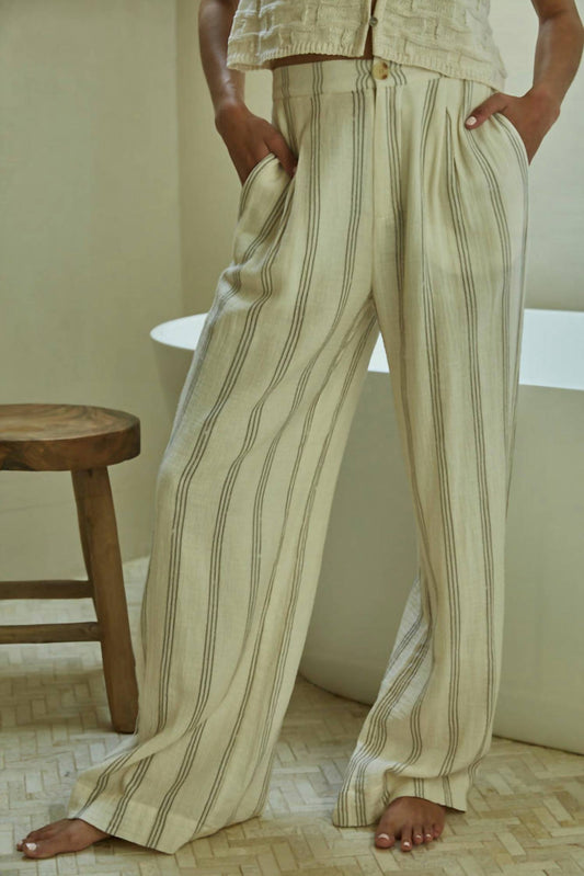 By Together - Women's Connie Striped Pants