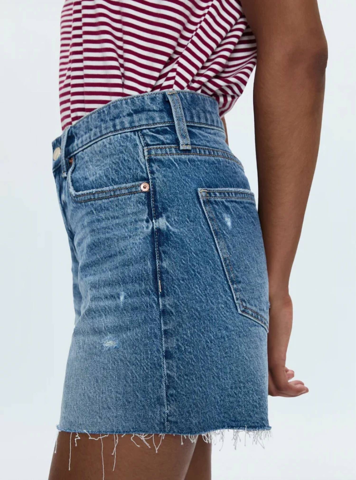 Pistola - Kennedy Relaxed Mid Rise Denim Short