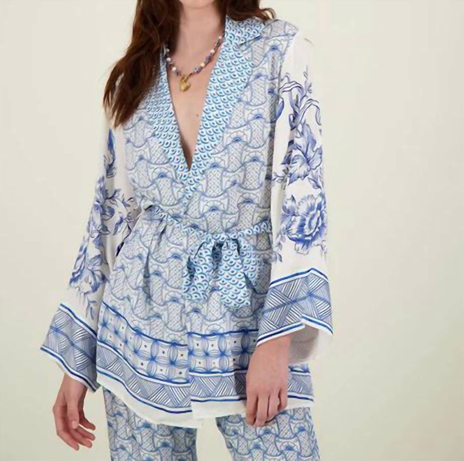 Me369 - Lucia Kimono Belted Jacket