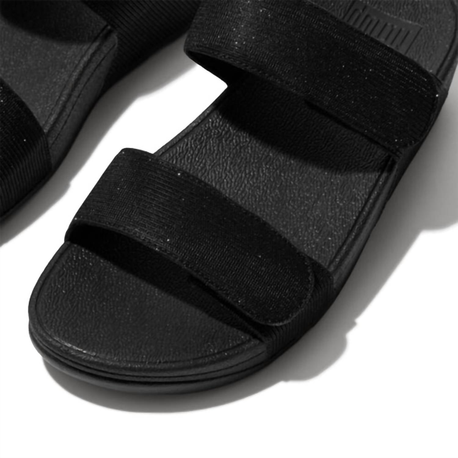 Fitflop - Women's Lulu Adjustable Shimmerlux Slides