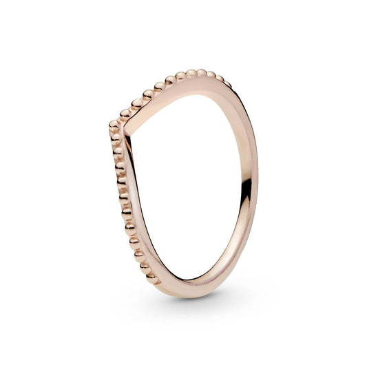 Pandora - Women's Beaded Wishbone Ring