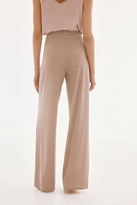 Joseph Ribkoff - Metallic Knit Wide Leg Pants