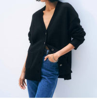 White + Warren - Long Cashmere Cardigan - Plus