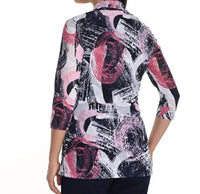 Frank Lyman - Throw-over Abstract Floral Cardigan