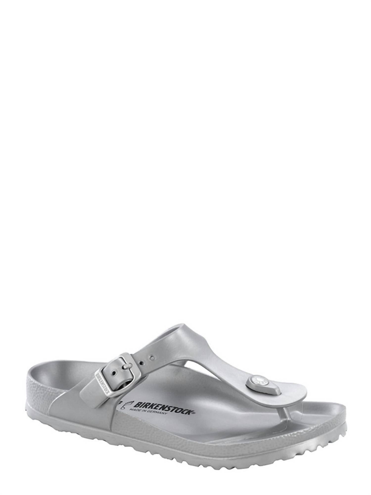 BIRKENSTOCK Women's Gizeh Eva Sandals in silver - women's shoe