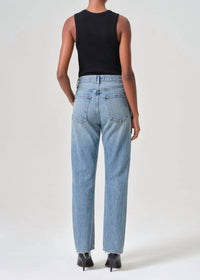 Agolde - '90s Pinch Waist Ripped High Waist Straight Leg Jeans