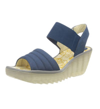 FLY LONDON Women's Yiko Sandal in blue 1 - women's sandal