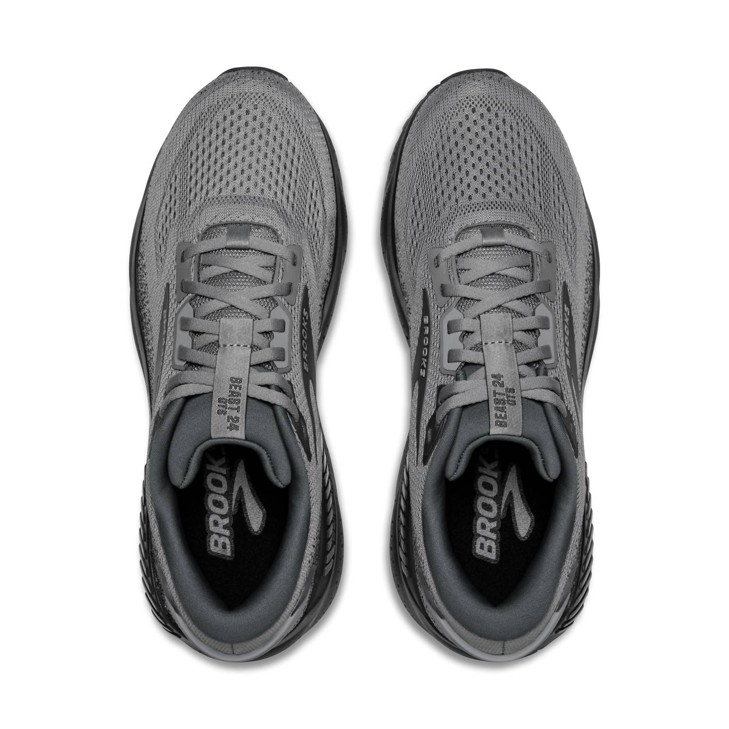BROOKS Men's Beast V24 Running Shoes in grey - men's shoe - detail view