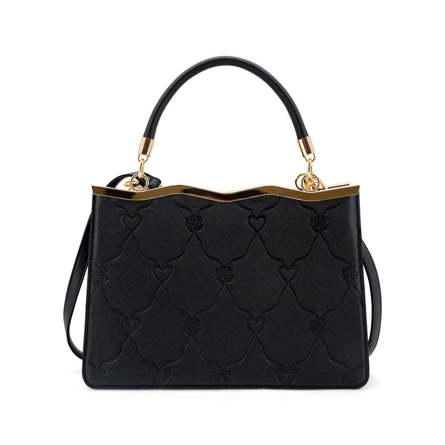 Like Dreams - Women's Amara Embossed Top Handle Crossbody Bag