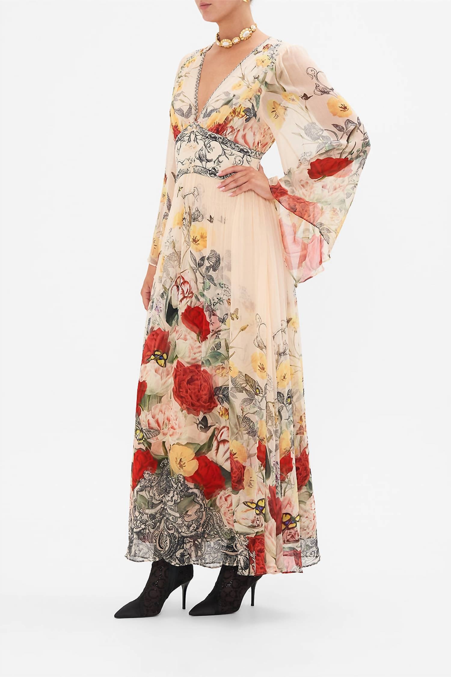 Camilla - Flared Sleeve Dress