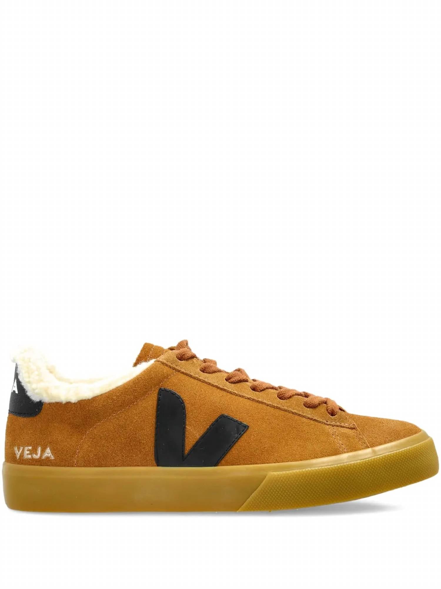 VEJA Women's Campo Winter Suede Sneakers in camel black natural - women's sneaker