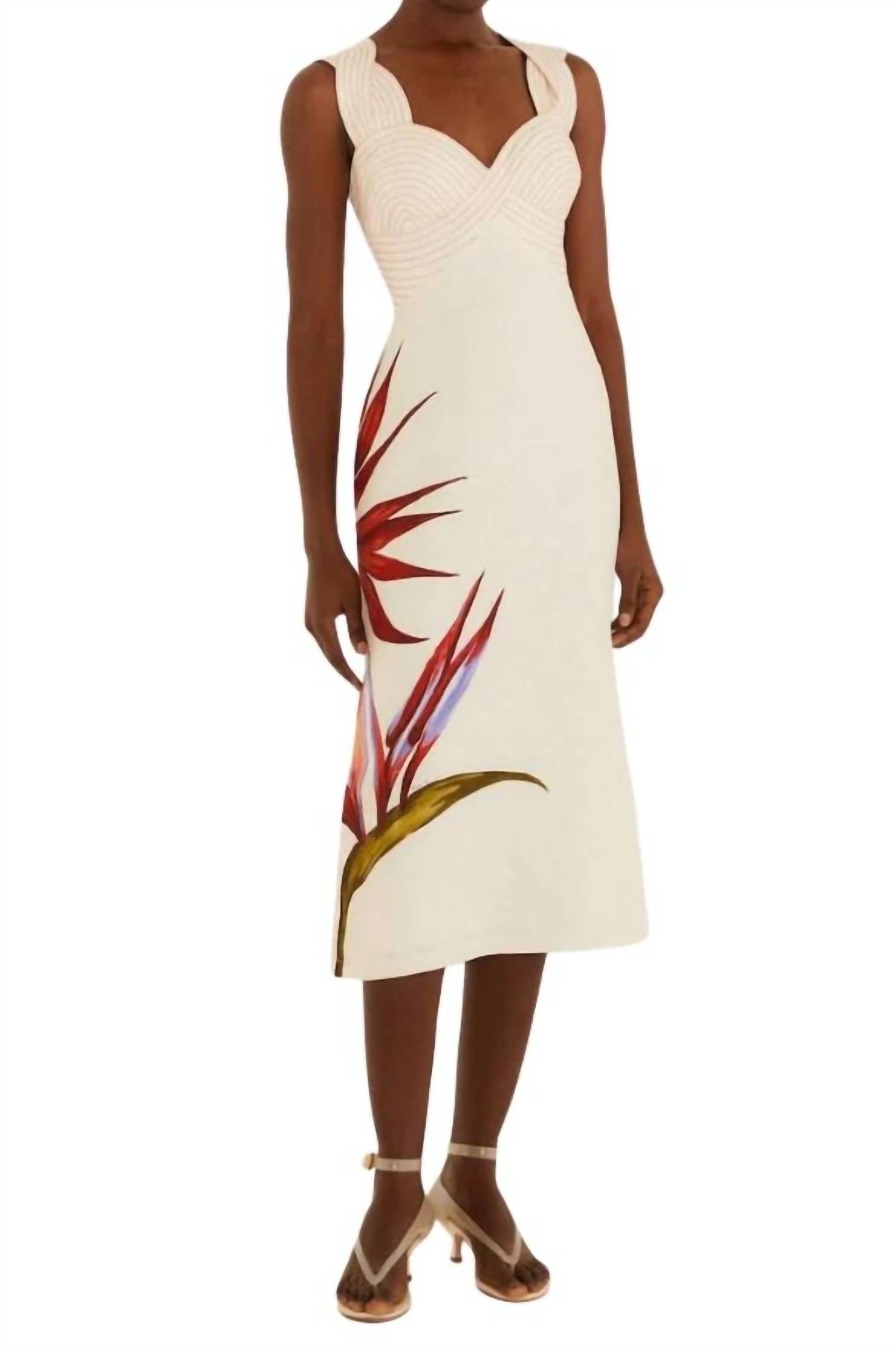 Farm Rio - Premium Linen Midi Dress