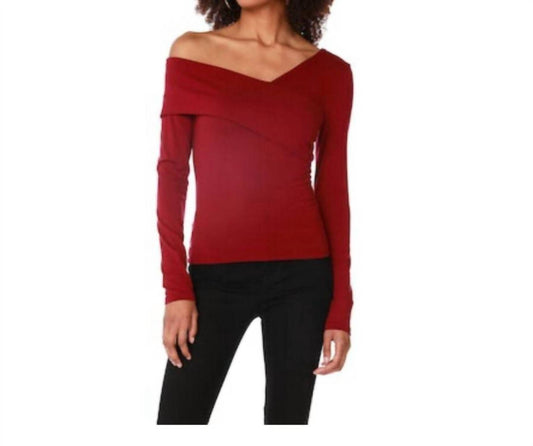 Asymmetric Wrap Top