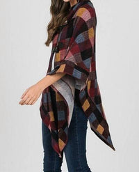 Style Usa - Cool Nights Hooded Poncho