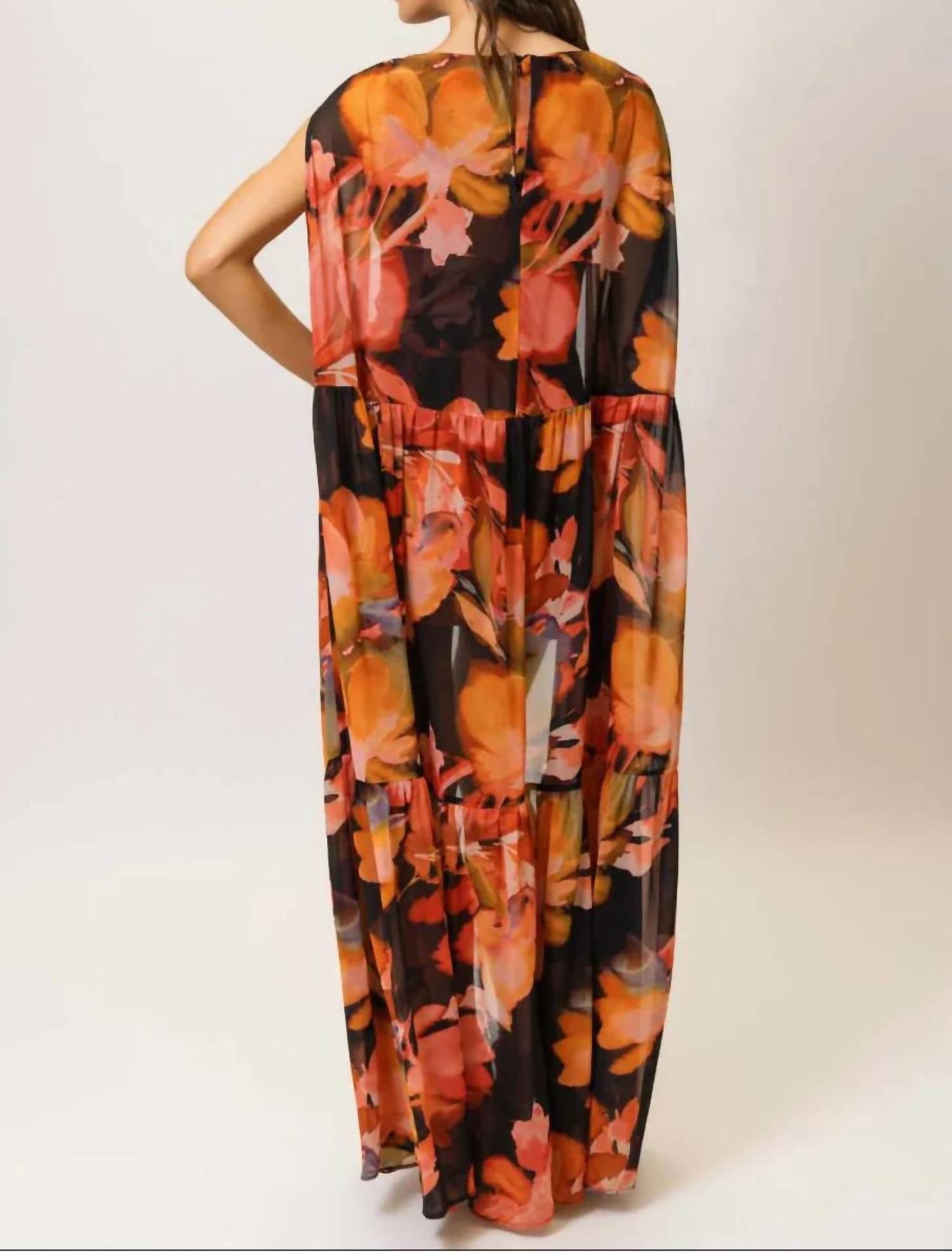 Hutch - Ailani Watercolor Floral Dress