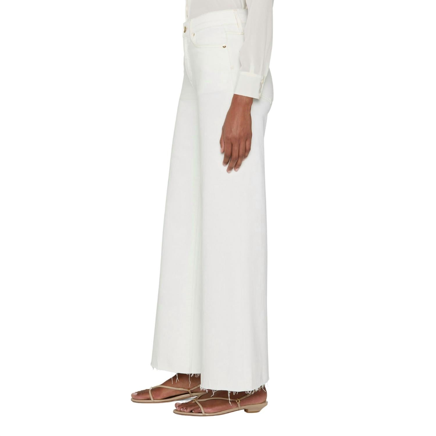 Frame - Le Palazzo Crop Raw After Pants