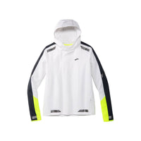 BROOKS Women's Run Visible Thermal Hoodie in white asphalt nightlife - women's top - view 6