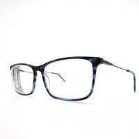 Robert Mitchel - Men's Eyeglasses Frames Rmxl 20203 Bl Blue Horn Gray Large