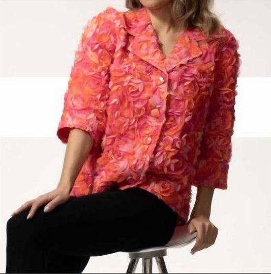 Weavz - Flower Print Jacket