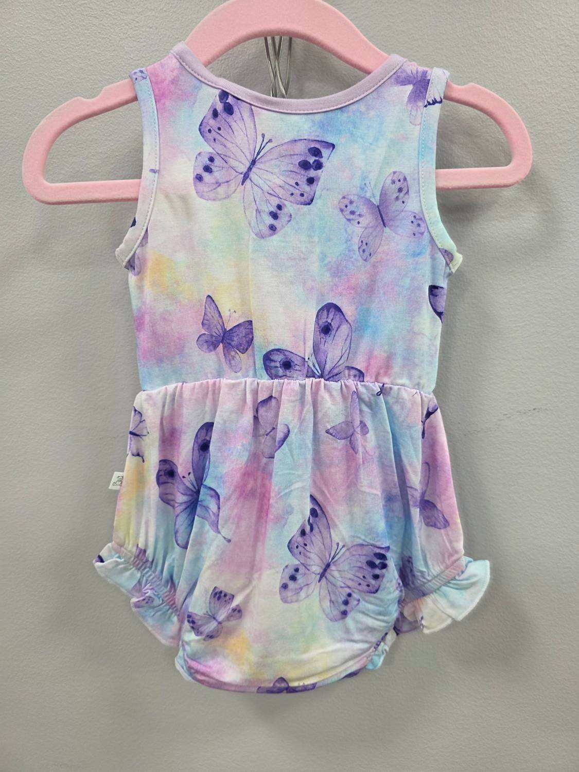 Charlies Project - Girl's Butterfly Wish Bamboo Bubble Romper