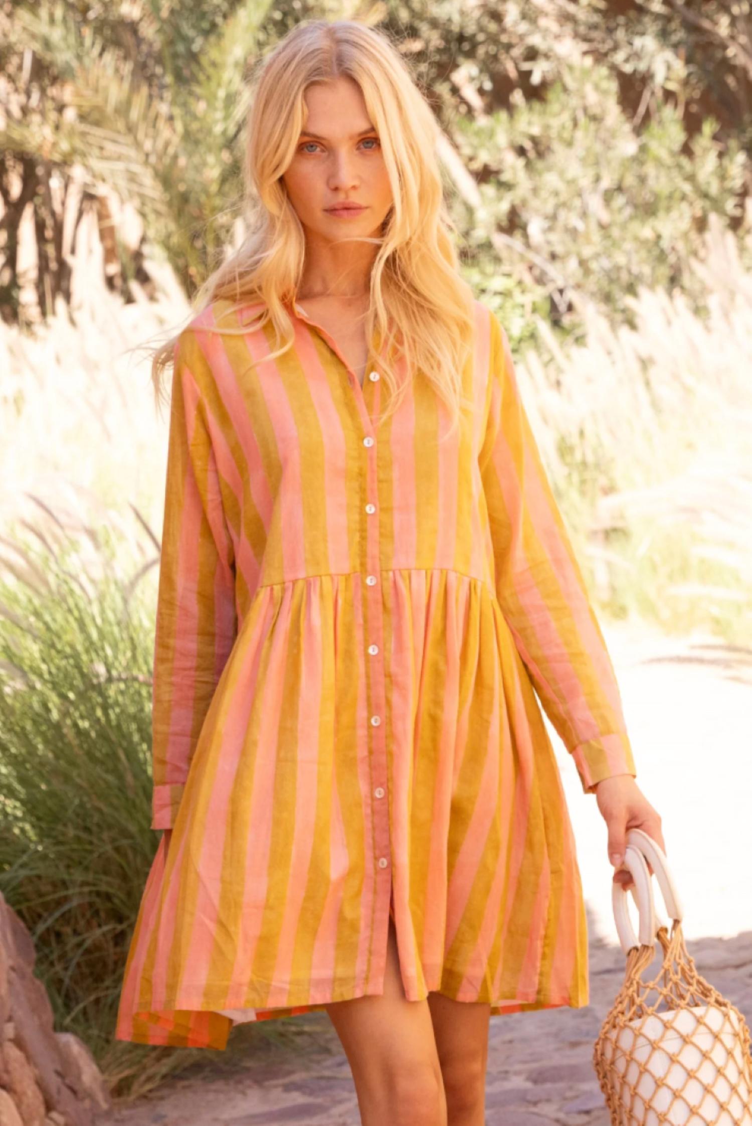 Oliphant - Long Sleeve Shirt Dress